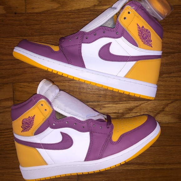 Nike Air Jordan 1 Retro High OG 555088 706 Brotherhood Gold/Bordeaux Sz 9.5 NIB - Picture 2 of 13